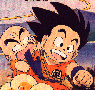 Goku con l'amico Crilin