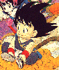Goku che se ne va in giro