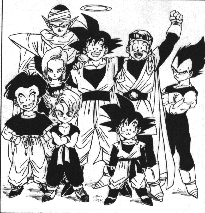 I partecipanti al quarto torneo Tenkaichi