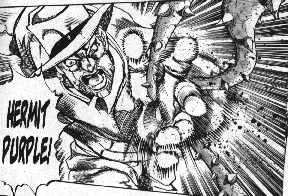 Joseph Joestar e Hermit Purple